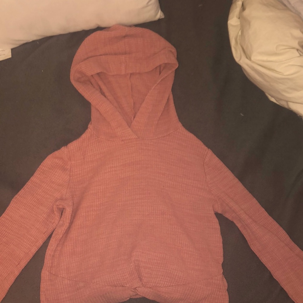 Pink crop topped sweater